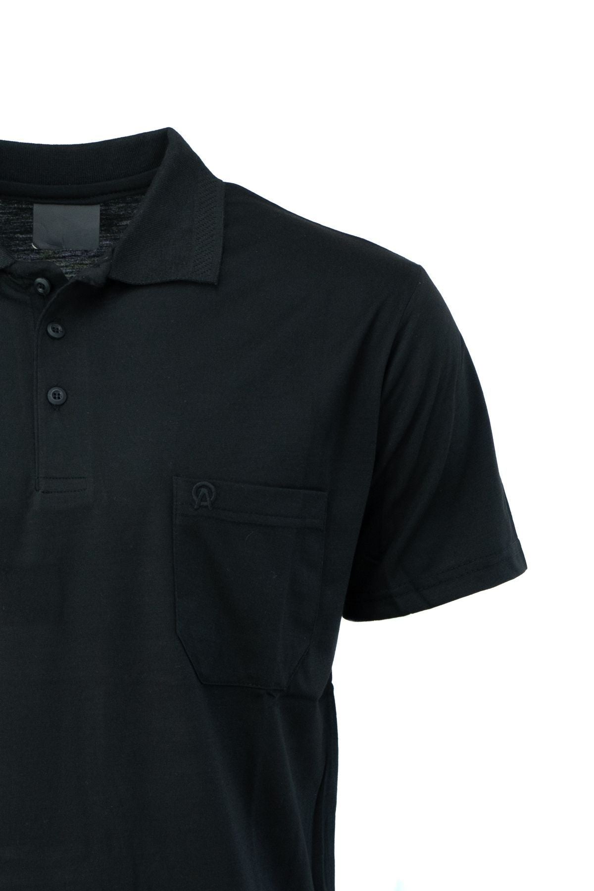 Erkek Polo Yaka Cepli Kısa Kollu Premium Pamuklu Kumaş T-Shirt Klasik Model